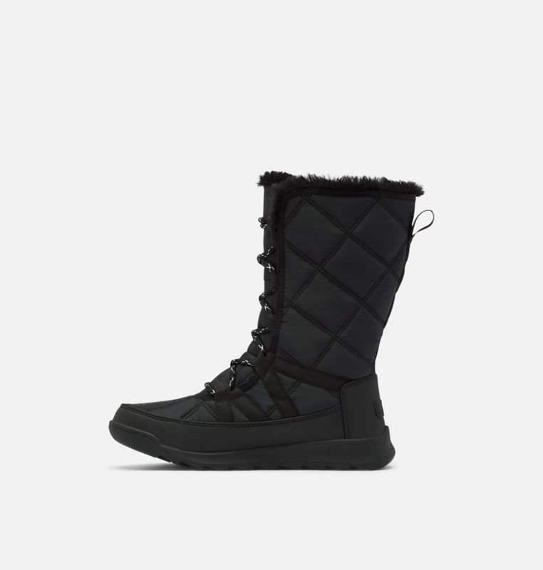 Womens Snow Boots Black - Sorel Whitney™ II Tall Lace Low - 819-UFSWYO